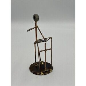 Rock Creek Metal Craft Statue Preacher, Minister Sermons Collectible Metal Art